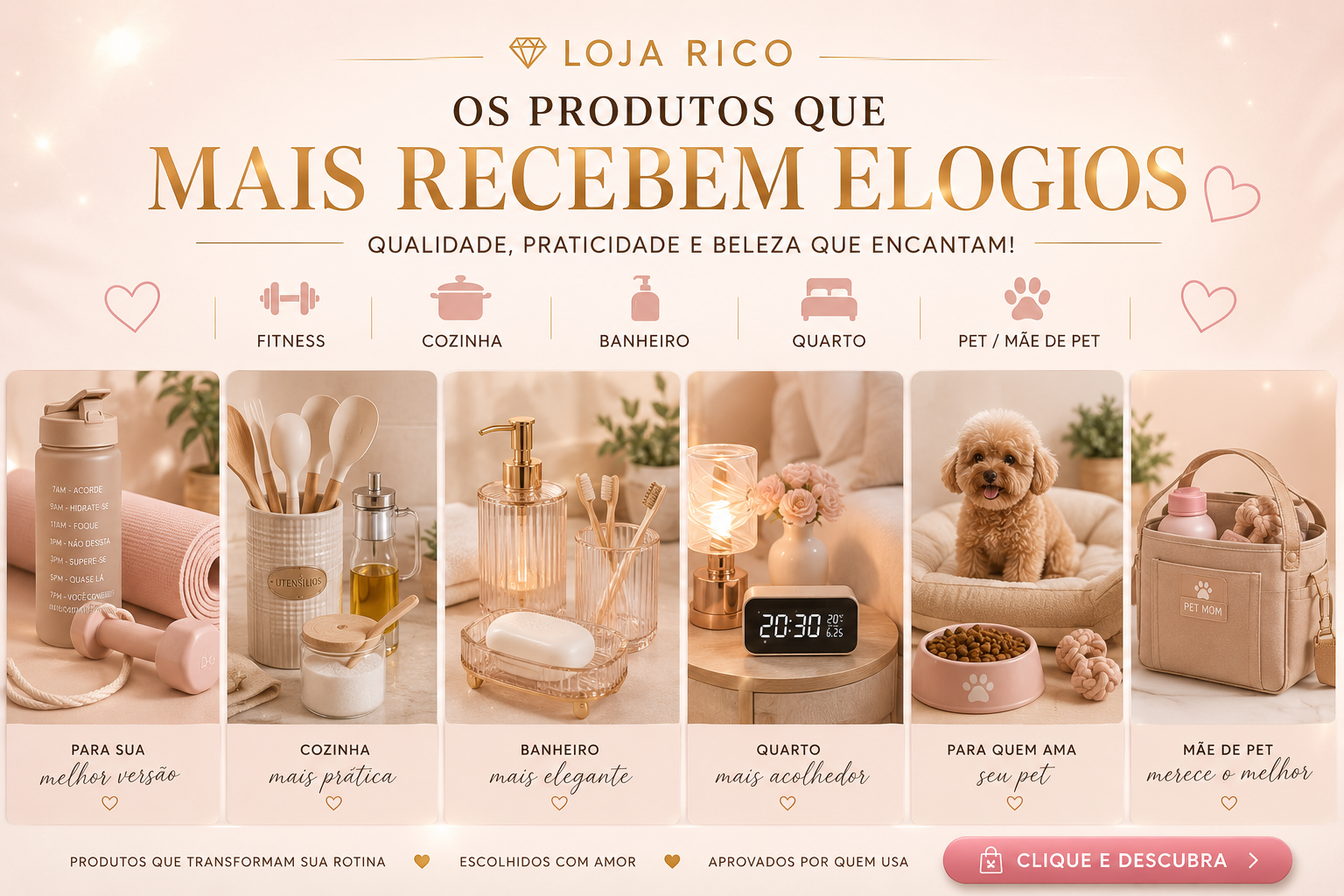 Os Produtos Que Mais Recebem Elogios