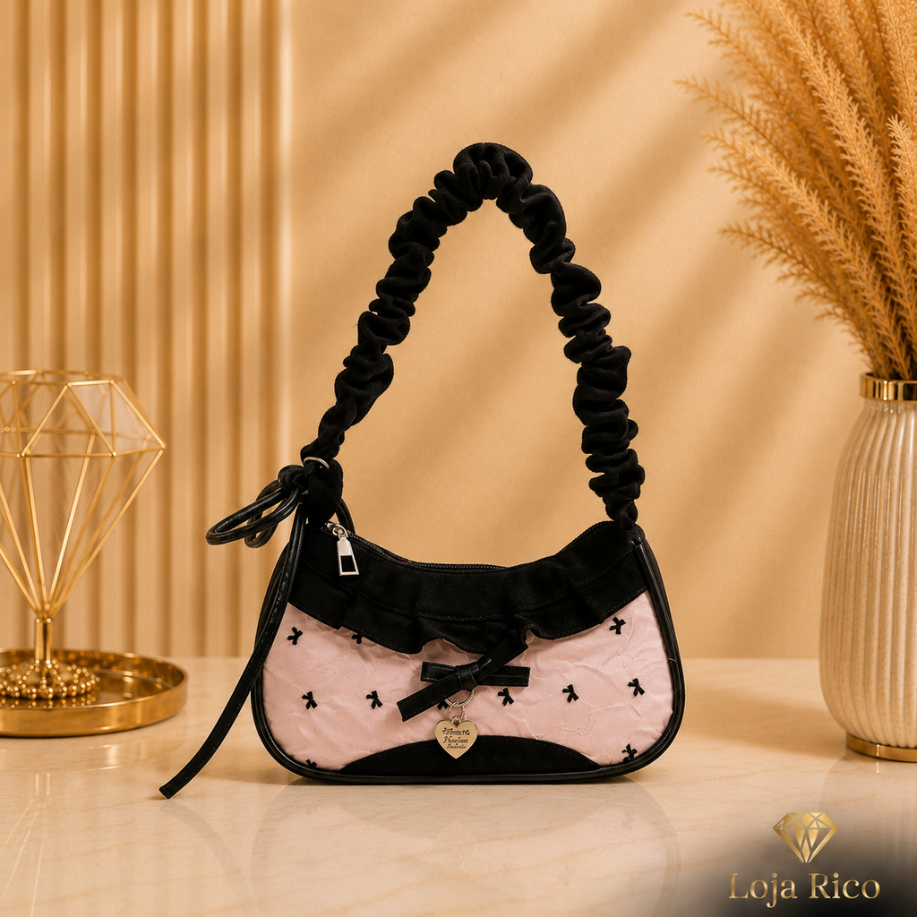 Bolsa Baguete Renda