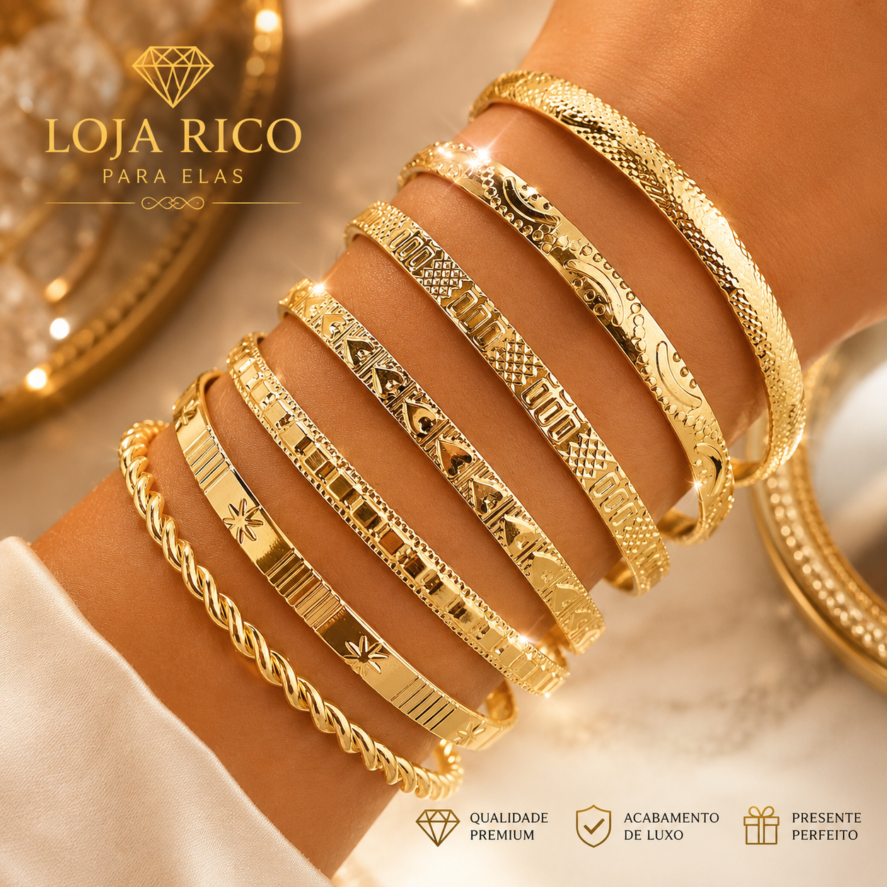 Kit Pulseiras Elegance