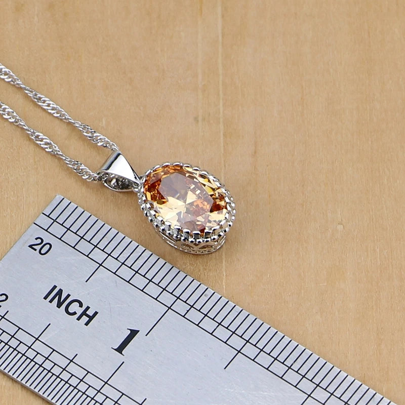 Conjunto Cristal Champagne