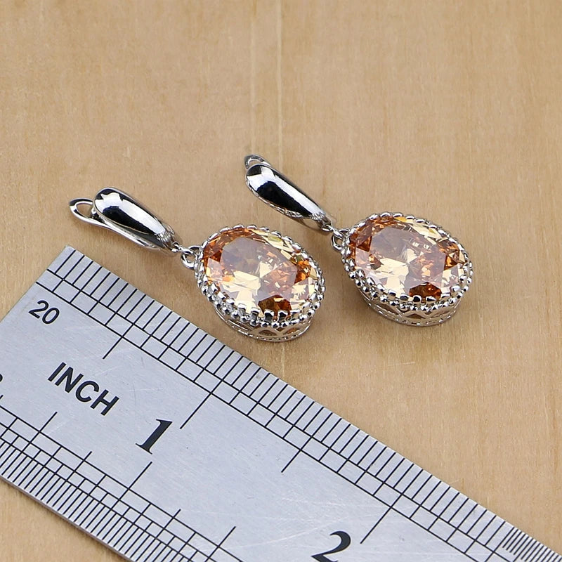 Conjunto Cristal Champagne