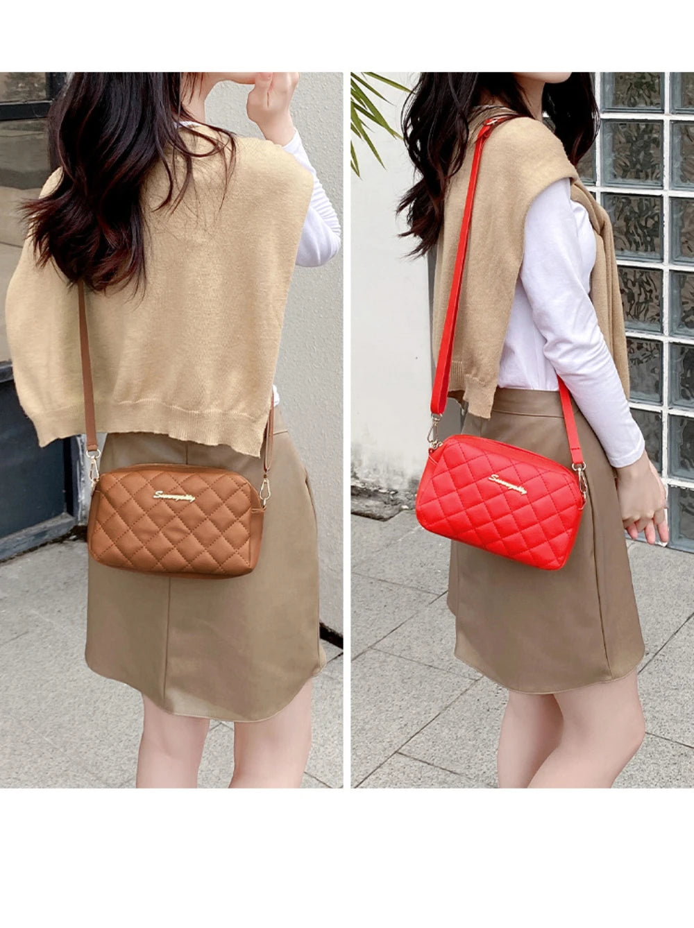 Bolsa Crossbody Matelassê