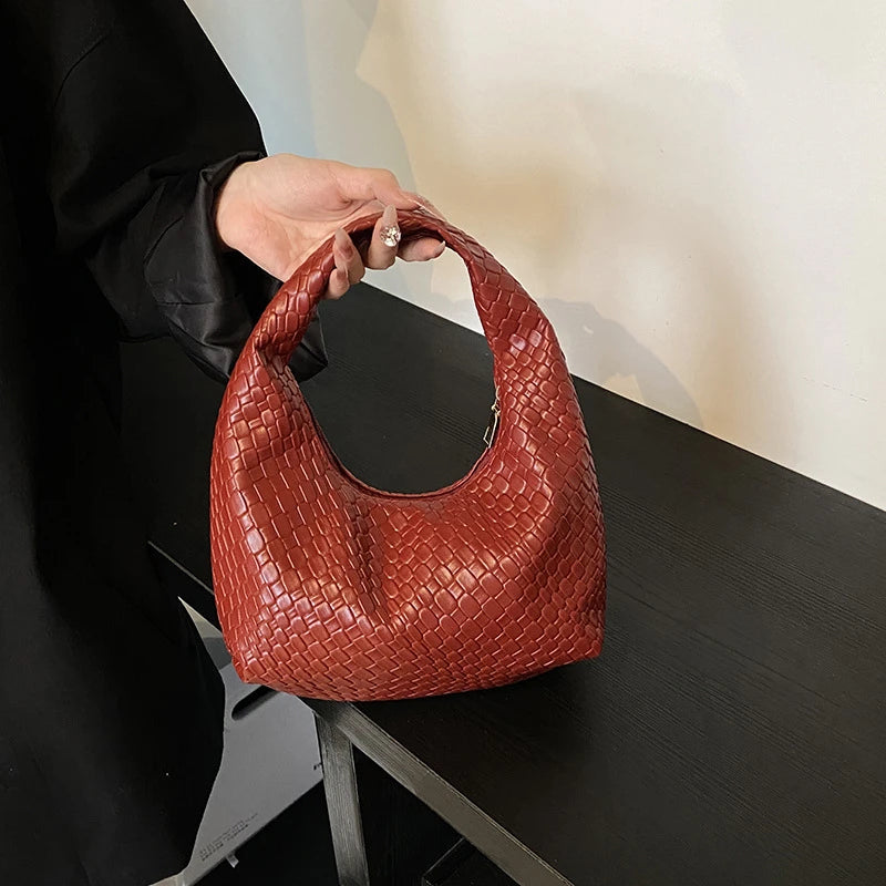 Bolsa Diamante Hobo Trançada