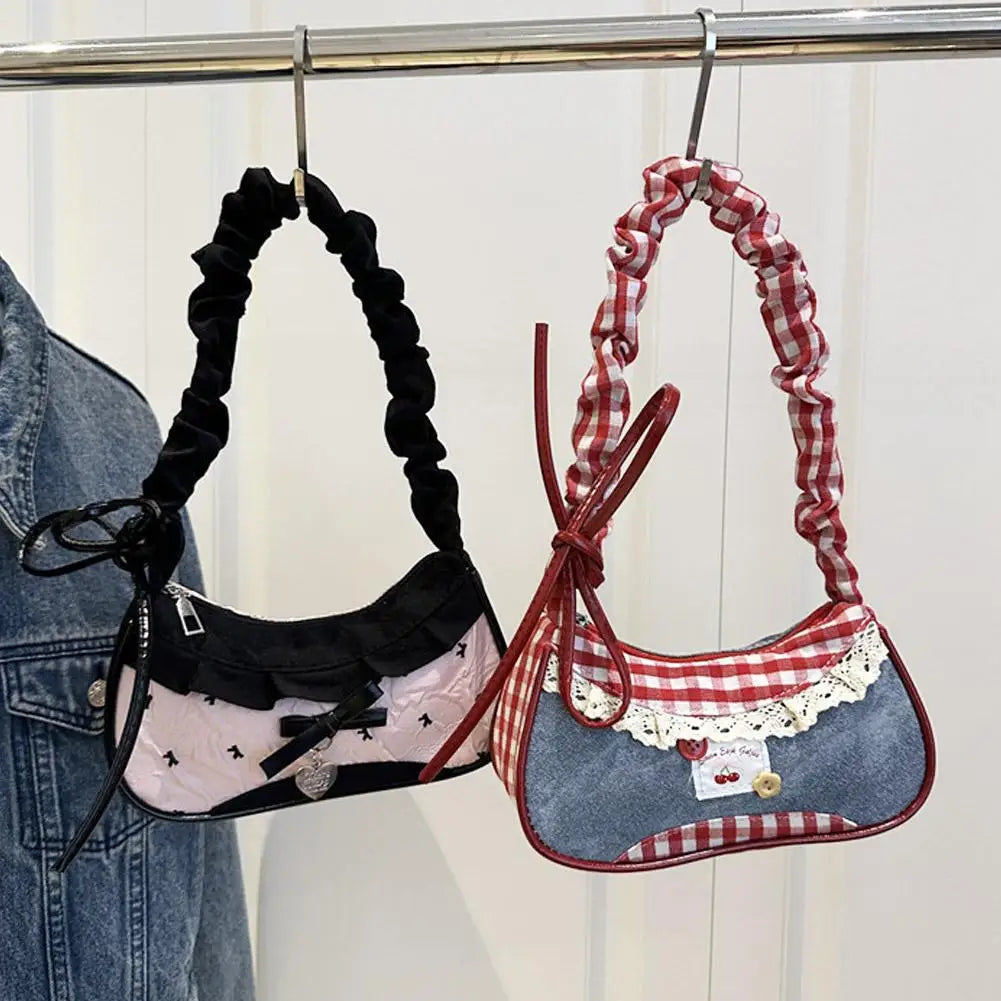 Bolsa Baguete Renda