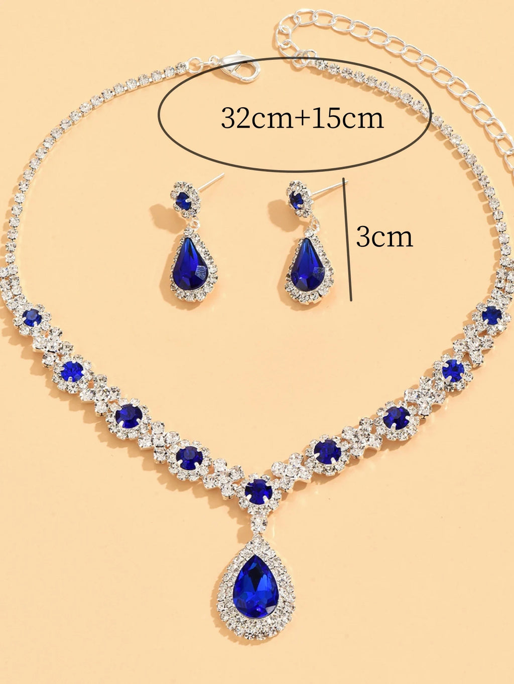 Conjunto de Joias Safira
