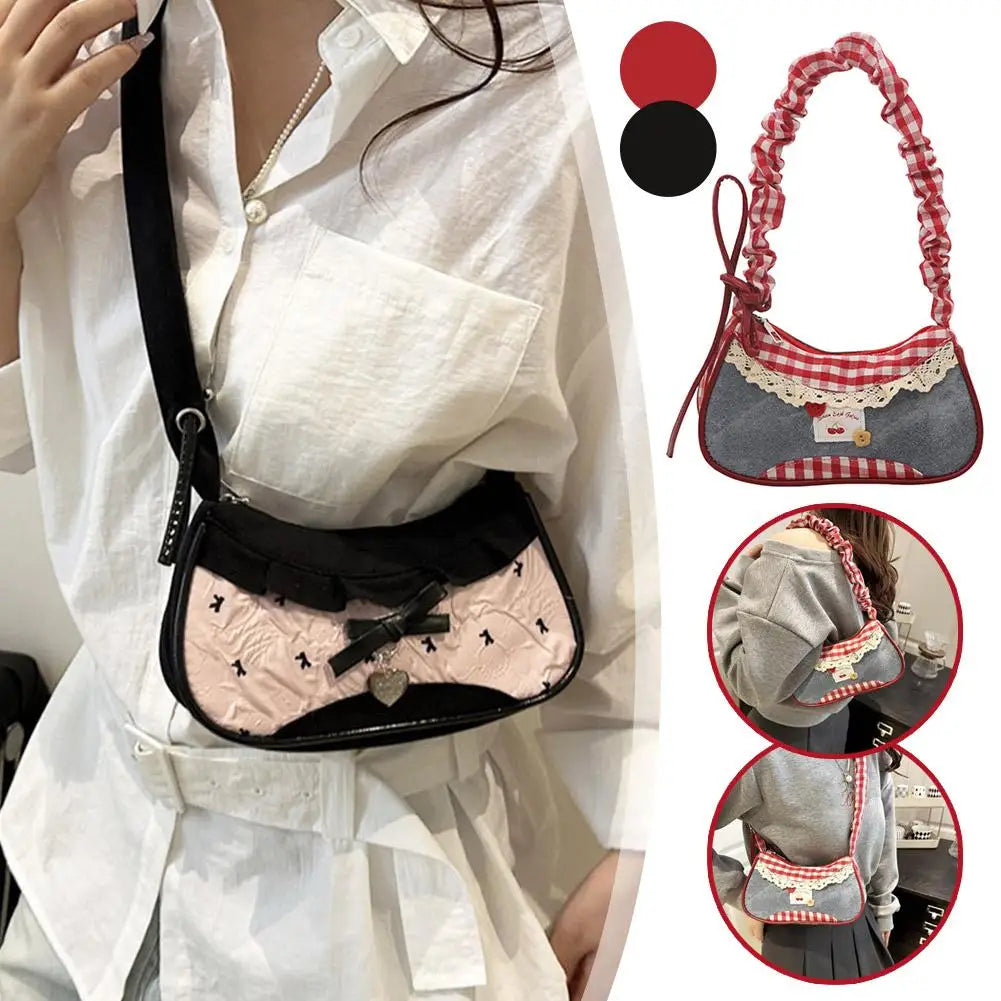 Bolsa Baguete Renda