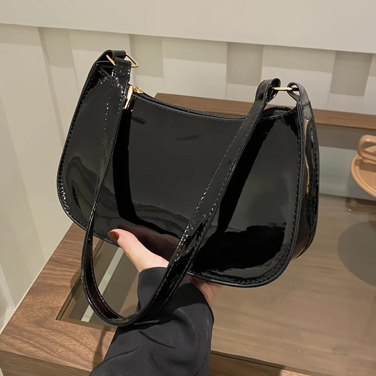 Bolsa Verniz Luxo
