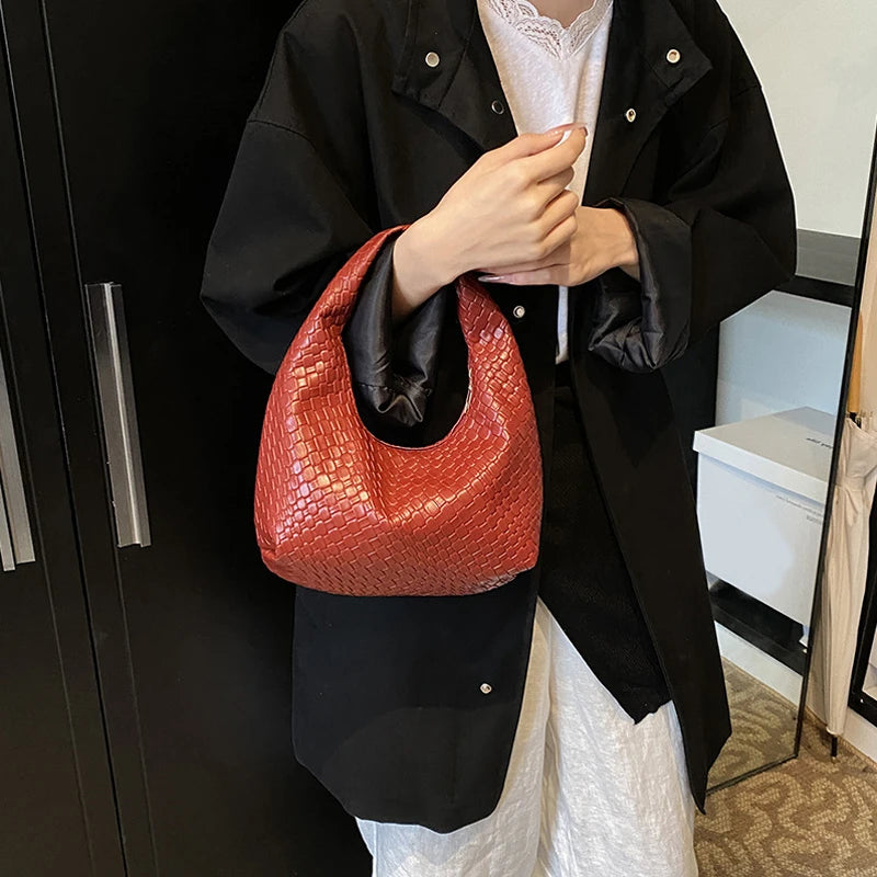 Bolsa Diamante Hobo Trançada
