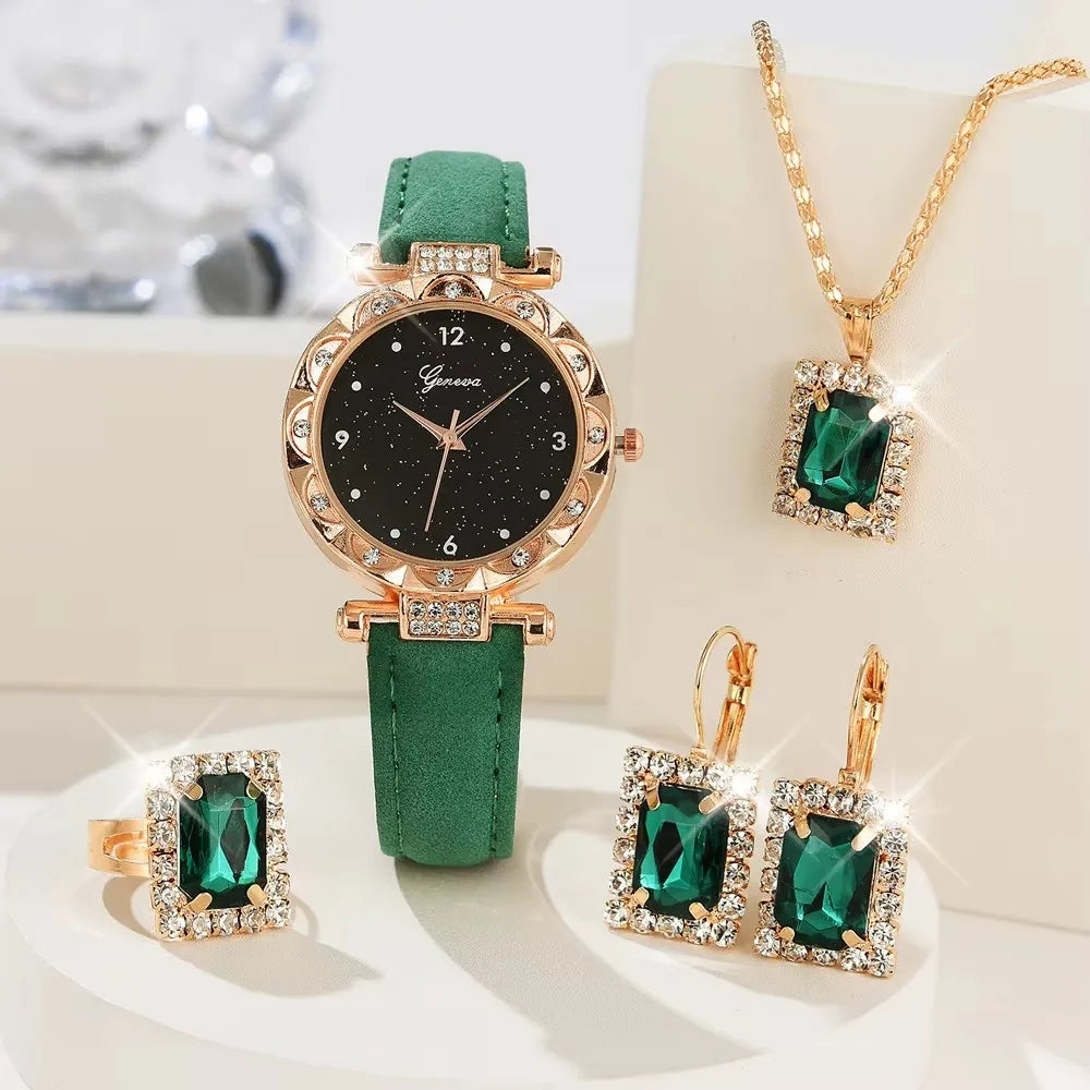 Conjunto Geneva Esmeralda