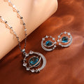 Conjunto Galáxia Saturno Zircônias